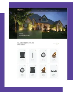 Website page portfolio